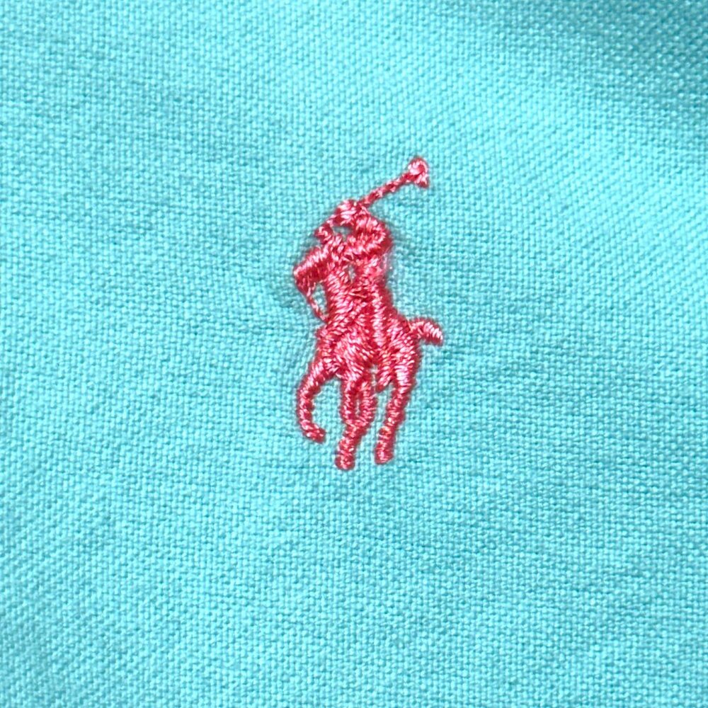 * SOLD * Ralph Lauren Mens Size S Light Blue Long Sleeve Oxford Shirt Pink Pony - Picture 4 of 7